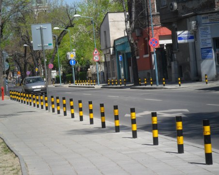 Ремонт в центъра на Пловдив затруднява движението