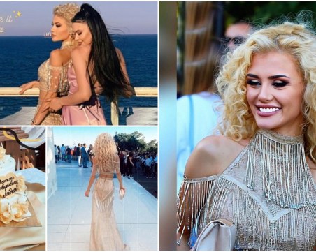 Лидия заслепи дори и слънцето с роклята за абитуриентския си бал