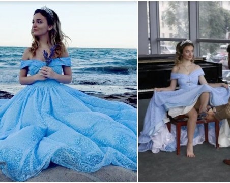 Абитуриентка се превъплъти в образа на Пепеляшка за своя бал