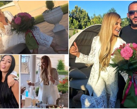 Облечена в бяло и с шумно парти Анелия посрещна 38-мия си рожден ден