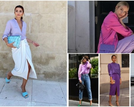 Хитов нюанс за това лято - цветът лавандула