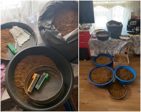 Разбиха цех за нелегален тютюн в Столипиново, над 120 килограма стока е иззета