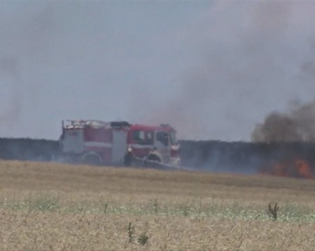 Голям пожар в Хасково заради неизправна техника