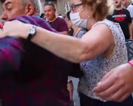 Агресия и обиди към екип на Канал 3 на протеста