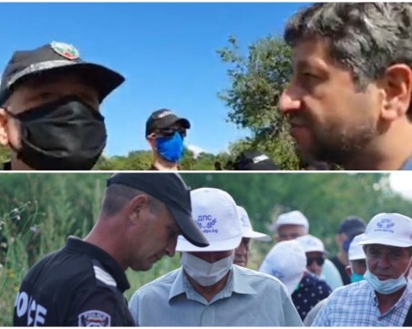 Симпатизантите на ДПС са край  Росенец,  протестиращите - блокирани на пътя