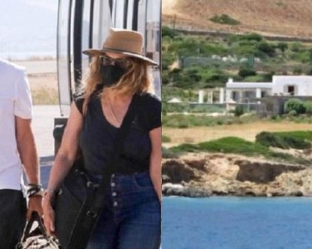 Том Ханкс и съпругата му на почивка в Гърция