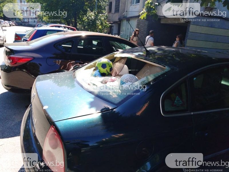 Пиян и неадекватен мъж изпотрошил стъклата на шестте автомобила в Пловдив