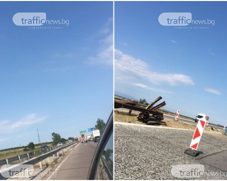 АМ Тракия се отпуши, пуснаха движението след тежката катастрофа