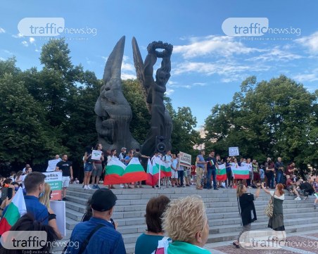 На протеста: Освиркаха жена, поискала подкрепа за президента