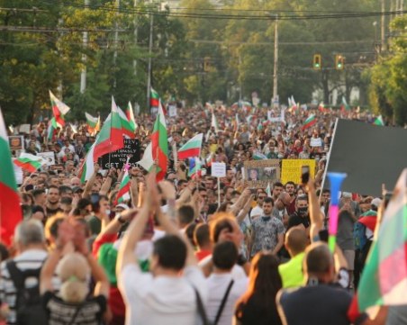 9-и ден на протести в София, към момента е спокойно