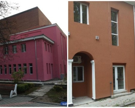 Розовото читалище в Чирпан смени цвета си