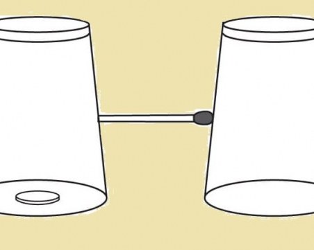 Как ще извадите монетата без да падне клечката?