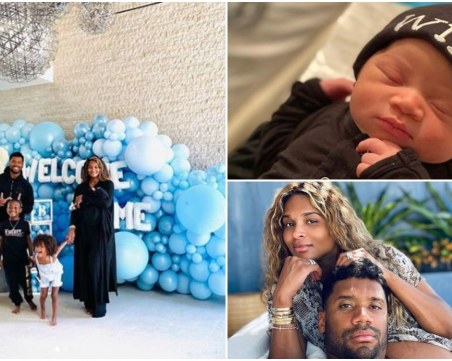 Сиара се прибра у дома с бебето