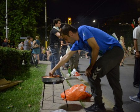 Орлов мост заприлича на къмпинг, задържаха протестиращ в София