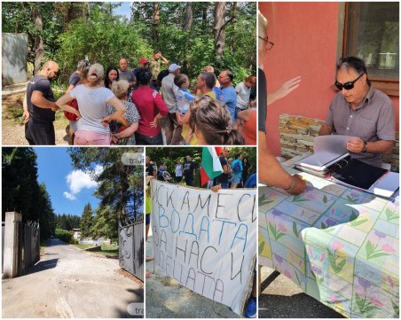 Бизнесменът, оставил Бряновщица без вода, твърди, че басейнът му още се строи - той се ползва от години