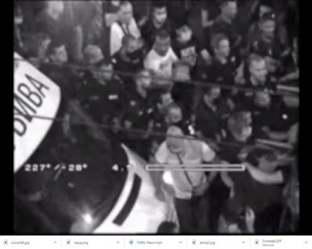 СДВР пусна кадри от снощните провокации по време на протестите