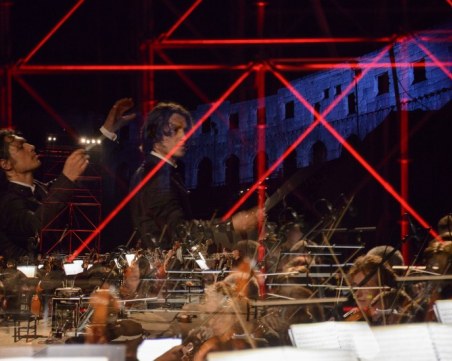 Бах и Моцарт на 4 рояла в Античния театър