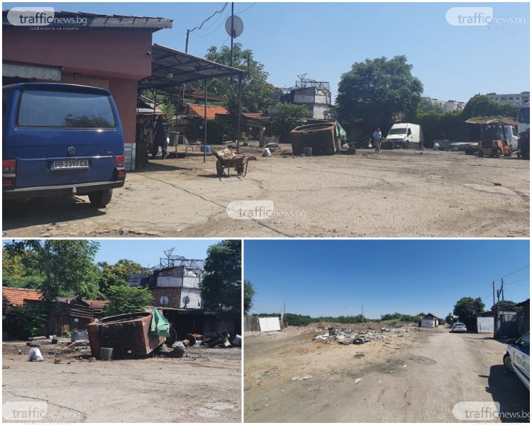 Полиция нахлу в нелегален пункт за вторични суровини в Столипиново