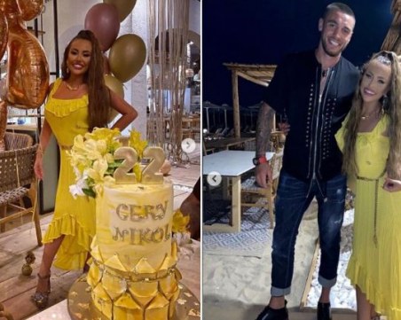 Гери-Никол блесна в рокля за 7 стотака на партито за рождения си ден