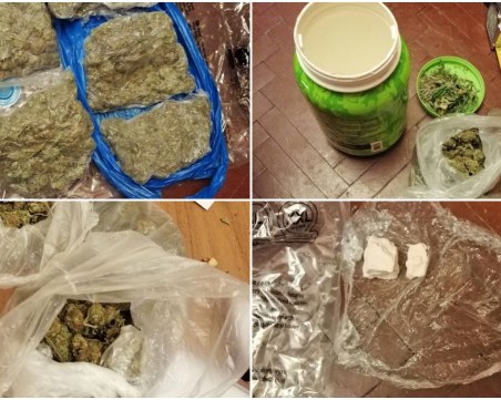 Удар на полицията: задържаха голямо количество наркотик във Велико Търново