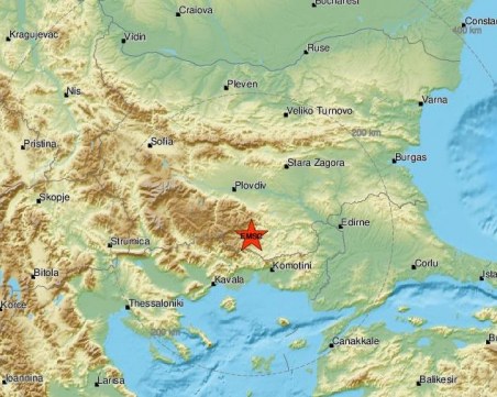 Земетресение разлюля Родопите