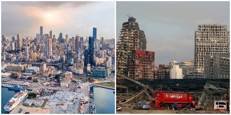Бейрут след чудовищната експлозия ГАЛЕРИЯ и ВИДЕО