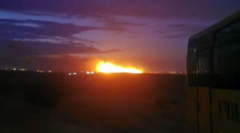 Евакуираха цяло село в Хасковско заради големия пожар