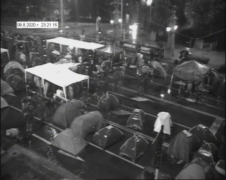 МВР публикува кадри от снощния протест и блокада в София