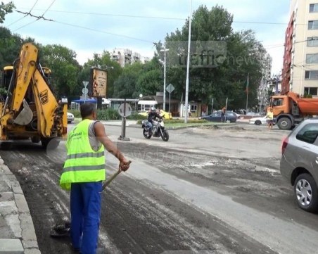 Започват нощно преасфалтиране на булевард в центъра на Пловдив