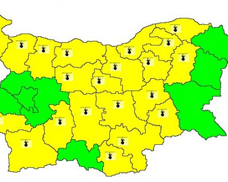 Изпепеляващо горещо! Жълт код в Пловдив и още 19 области в страната