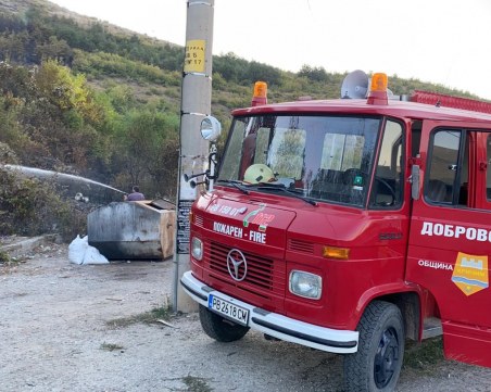 Кметът на Кричим благодари на хората, гасили два пожара край града