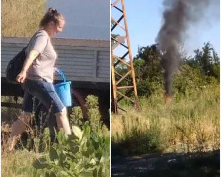 Асеновградчанка предотврати пожар, загаси сама пламнали треви