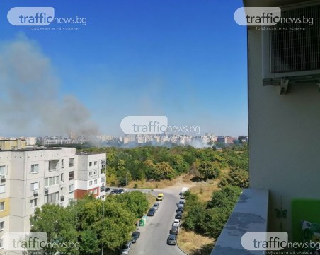 Пожар гори в 