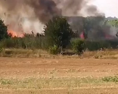 Пожар затвори магистрала Марица