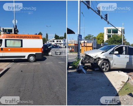 След катастрофата в Кършияка: Тежки материални щети, преглеждат на място шофьорка