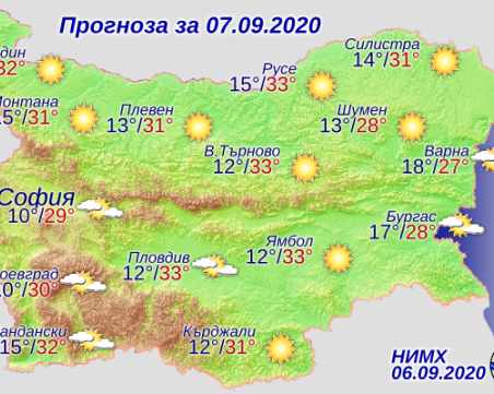 Лятото продължава - слънчево и топло и днес