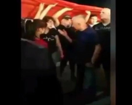 Христо Крушарски в конфликт с протестиращи на празника на Съединението