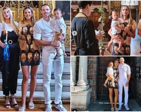 Синът на Петканови вече е християнче! Ваня Щерева стана кръстница на малкия Габриел