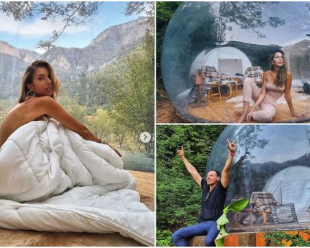 Нощ под звездите в балон - подаръкът на Алекс Петканова за ЧРД на Дани