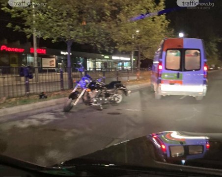 Удареният в Пловдив моторист е с множество контузии