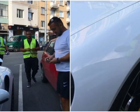 Важното е да си ларж! Сложиха скоба на новото Порше на Коцето