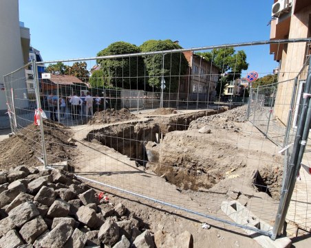 Инспектират археологията на Преслав, тръбите на ВиК - максимално далеч от зида