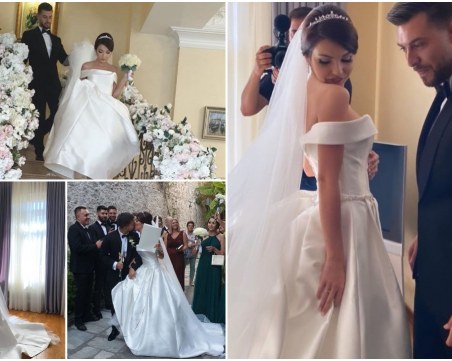 Първи снимки от сватбата на Натали Каймаканова: Вижте каква красива булка е