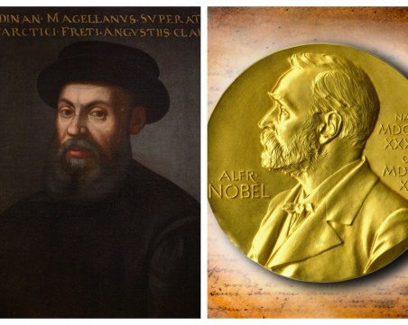Магелан отплава на околосветското си пътешествие, Вазов е номиниран за Нобелова награда