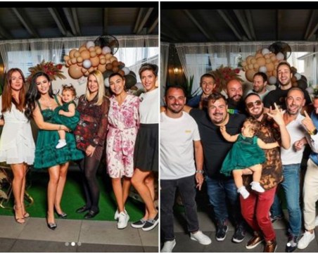 Криско отбеляза с голямо парти 1-ия рожден ден на дъщеря си