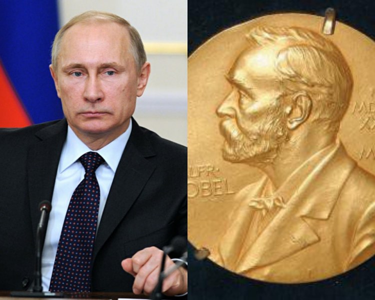 Kремъл: Не сме изпращали номинация на Путин за Нобелова награда