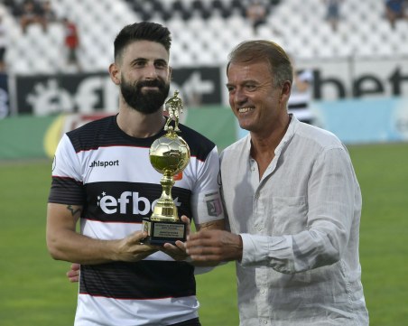 Капитанът на Локомотив Митко Илиев празнува рожден ден