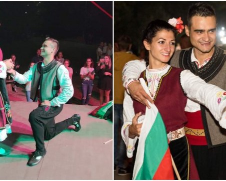 По време на надиграване на събора в Лаута: Мъж падна на колене на своята любима