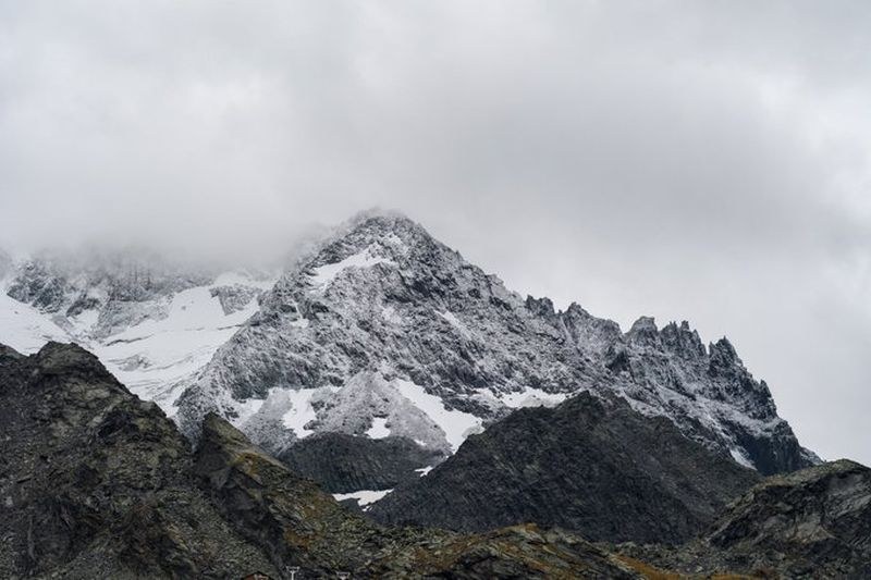 Снегът в Алпите подрани