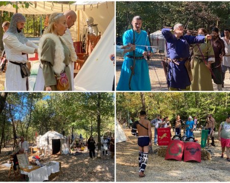 Средновековието завладя парк Лаута –фортове, рицари и дуели плениха пловдивчани